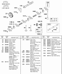 Rocker Arm Shaft Camshaft Valves Diagram and Parts List for 437447-0205-E2  Briggs and Stratton Engine
